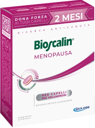 Bioscalin Menopausa - integratore per la salute dei capelli della donna in pre-menopausa e menopausa - 60 compresse (2 mesi)